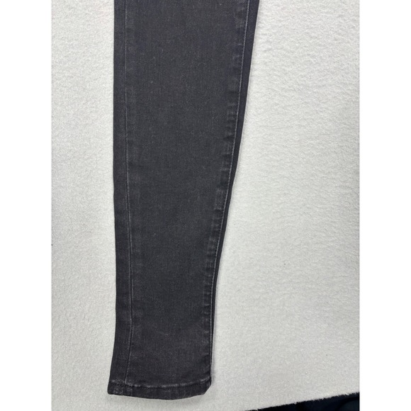 Kancan 1/24 High Rise Ankle Skinny Paperbag Black Jean Waist Tie Belt - Picture 9 of 12